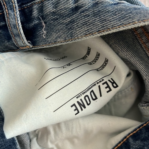 Levi’s Re/Done 50s shorts ✨new with tags✨blue OUT OF STOCK $225 - Picture 8 of 14